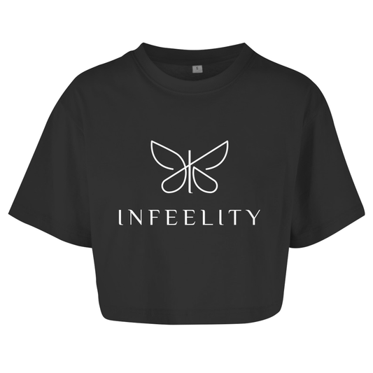 Oversize Crop Top - Infeelity Logo